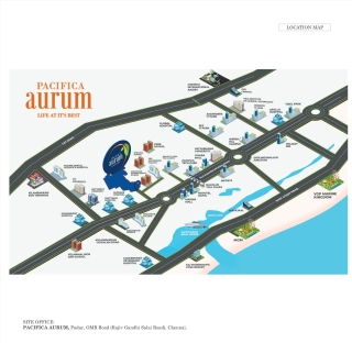 Location Plan of PACIFICA AURUM PRIDE TOWERS